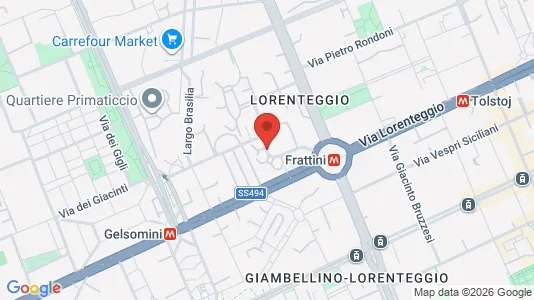 Rooms for rent i Milano Zona 6 - Barona, Lorenteggio - kort over placeringen