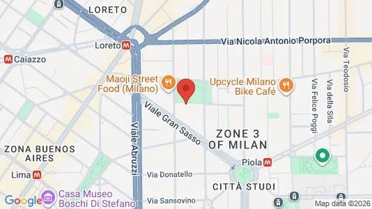 Apartments for rent i Milano Zona 3 - Porta Venezia, Città Studi, Lambrate - kort over placeringen