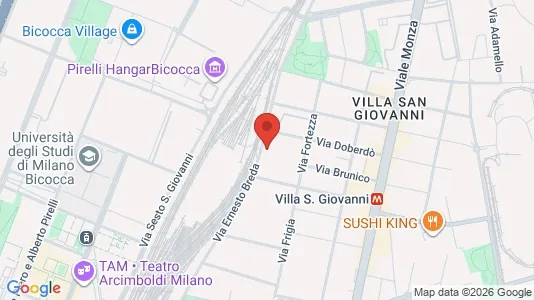 Rooms for rent i Milano Zona 2 - Stazione Centrale, Gorla, Turro, Greco, Crescenzago - kort over placeringen