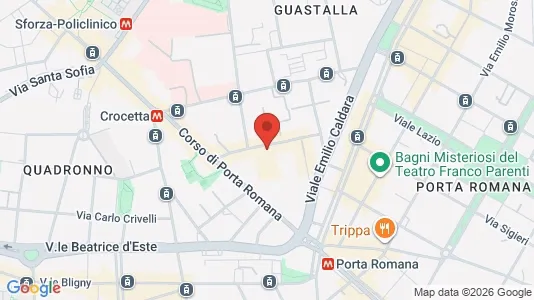 Apartments for rent i Milano Zona 1 - Centro storico - kort over placeringen