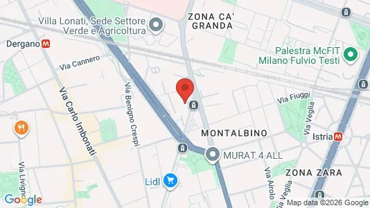 Apartments for rent i Milano Zona 9 - Porta Garibaldi, Niguarda - kort over placeringen