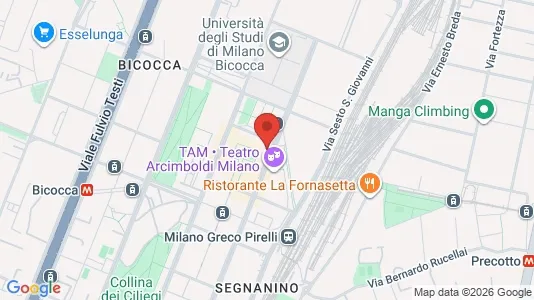 Apartments for rent i Milano Zona 2 - Stazione Centrale, Gorla, Turro, Greco, Crescenzago - kort over placeringen