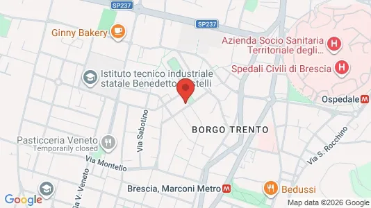 Rooms for rent i Brescia - kort over placeringen