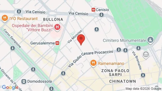 Apartments for rent i Milano Zona 1 - Centro storico - kort over placeringen