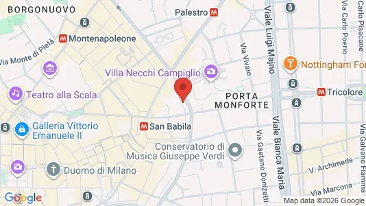 Apartments for rent i Milano Zona 1 - Centro storico - kort over placeringen