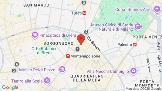 Apartments for rent i Milano Zona 1 - Centro storico - kort over placeringen