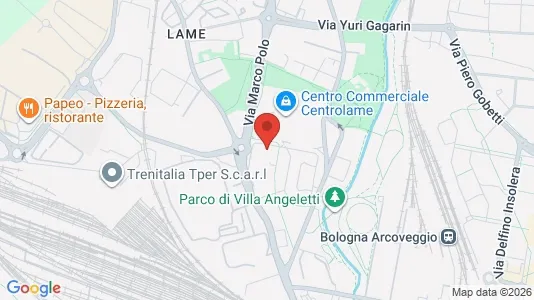Apartments for rent i Bologna - kort over placeringen