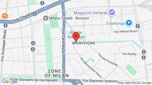 Apartments for rent i Milano Zona 5 - Vigentino, Chiaravalle, Gratosoglio - kort over placeringen