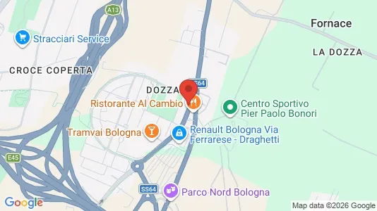 Apartments for rent i Bologna - kort over placeringen