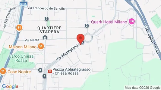 Rooms for rent i Milano Zona 5 - Vigentino, Chiaravalle, Gratosoglio - kort over placeringen