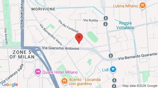 Rooms for rent i Milano Zona 5 - Vigentino, Chiaravalle, Gratosoglio - kort over placeringen