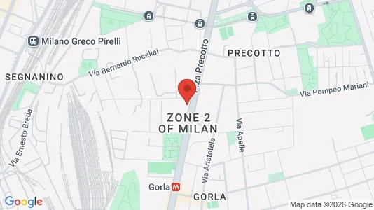 Rooms for rent i Milano Zona 2 - Stazione Centrale, Gorla, Turro, Greco, Crescenzago - kort over placeringen