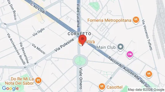 Rooms for rent i Milano Zona 5 - Vigentino, Chiaravalle, Gratosoglio - kort over placeringen