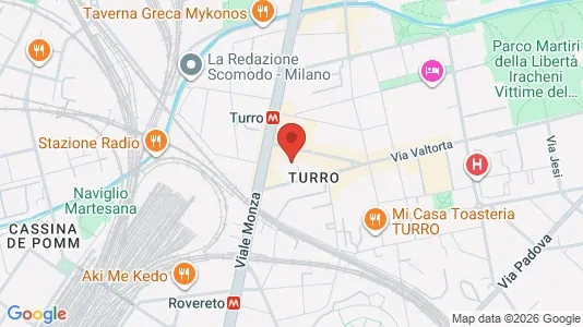 Apartments for rent i Milano Zona 2 - Stazione Centrale, Gorla, Turro, Greco, Crescenzago - kort over placeringen