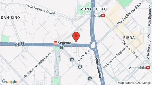 Apartments for rent i Milano Zona 7 - Baggio, De Angeli, San Siro - kort over placeringen