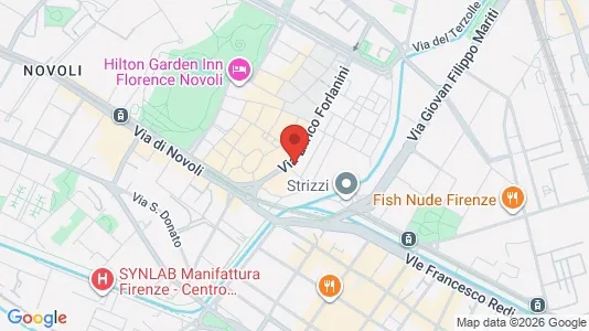 Apartments for rent i Florence - kort over placeringen