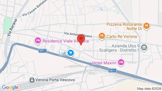Rooms for rent in Verona - Photo from Google Street View