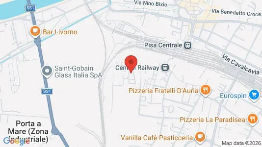 Apartments for rent i Pisa - kort over placeringen