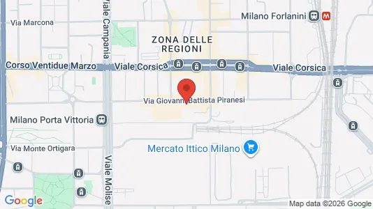 Rooms for rent i Milano Zona 4 - Vittoria, Forlanini - kort over placeringen