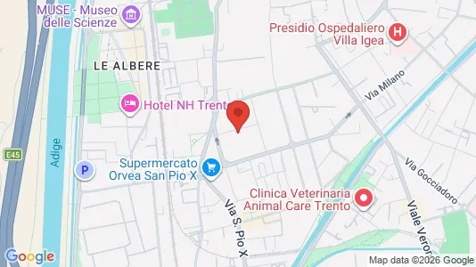 Rooms for rent in Trento - Photo from Google Street View
