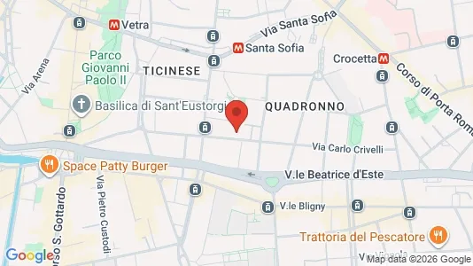 Apartments for rent i Milano Zona 1 - Centro storico - kort over placeringen