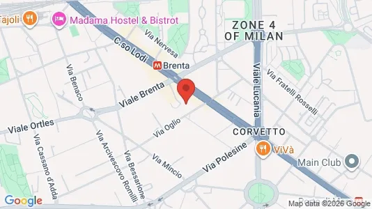 Rooms for rent i Milano Zona 5 - Vigentino, Chiaravalle, Gratosoglio - kort over placeringen