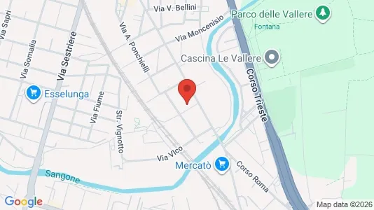 Rooms for rent in Moncalieri - Photo from Google Street View