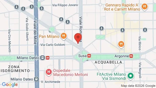 Apartments for rent i Milano Zona 3 - Porta Venezia, Città Studi, Lambrate - kort over placeringen