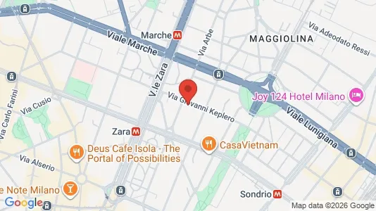 Apartments for rent i Milano Zona 2 - Stazione Centrale, Gorla, Turro, Greco, Crescenzago - kort over placeringen