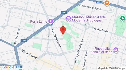 Apartments for rent i Bologna - kort over placeringen