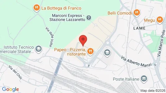 Apartments for rent i Bologna - kort over placeringen