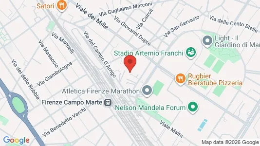Rooms for rent i Florence - kort over placeringen