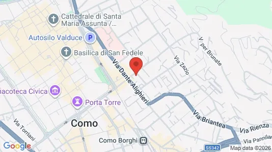 Apartments for rent i Como - kort over placeringen