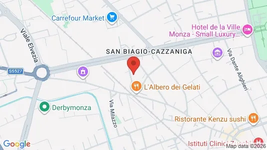 Apartments for rent i Monza - kort over placeringen