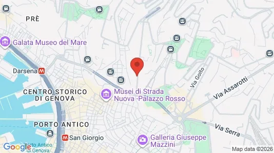 Rooms for rent i Genoa - kort over placeringen