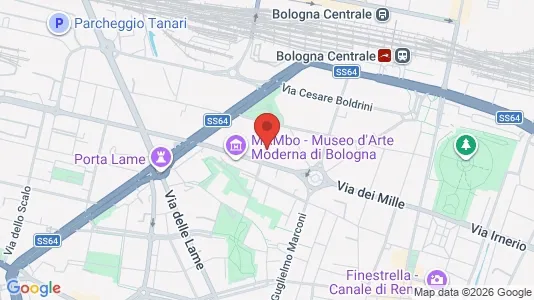 Apartments for rent i Bologna - kort over placeringen