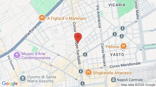 Apartments for rent i Napoli Municipalità 4 - kort over placeringen