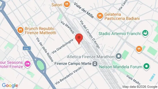 Rooms for rent i Florence - kort over placeringen