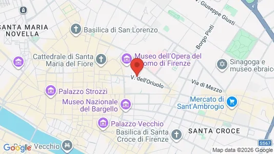 Apartments for rent i Florence - kort over placeringen