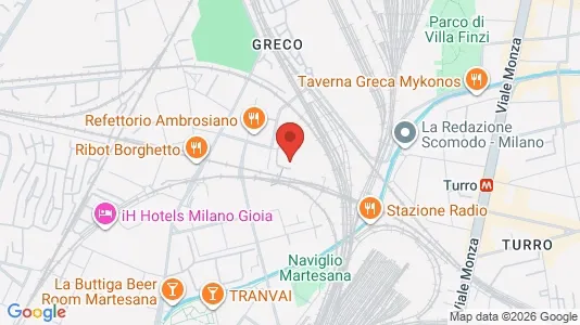 Apartments for rent i Milano Zona 2 - Stazione Centrale, Gorla, Turro, Greco, Crescenzago - kort over placeringen