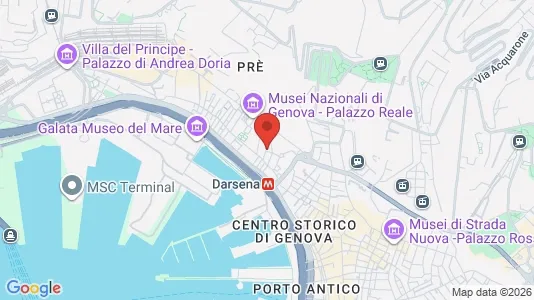 Apartments for rent i Genoa - kort over placeringen