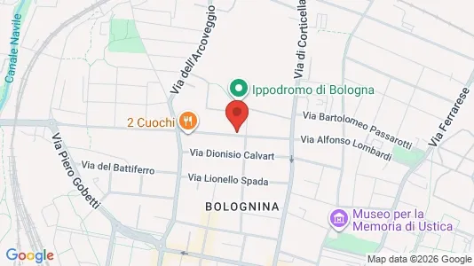 Apartments for rent i Bologna - kort over placeringen