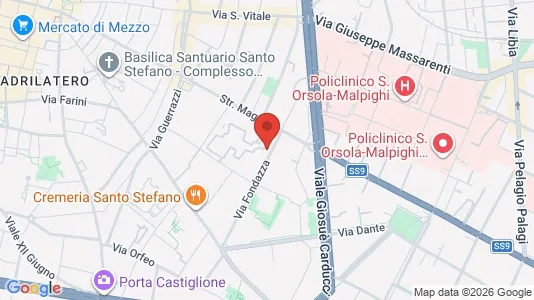 Apartments for rent i Bologna - kort over placeringen