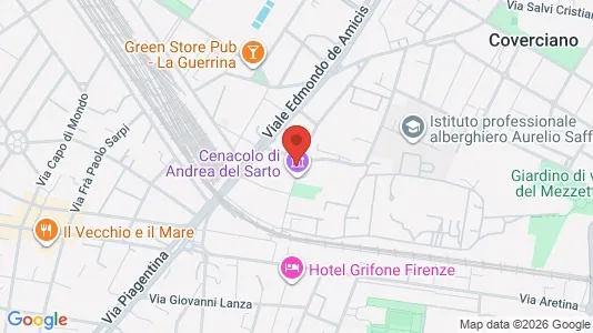 Rooms for rent i Florence - kort over placeringen