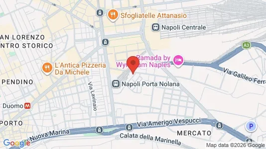Apartments for rent i Napoli Municipalità 4 - kort over placeringen