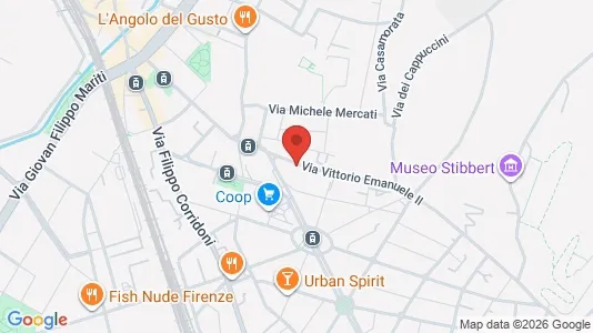 Apartments for rent i Florence - kort over placeringen
