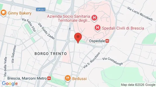 Rooms for rent i Brescia - kort over placeringen