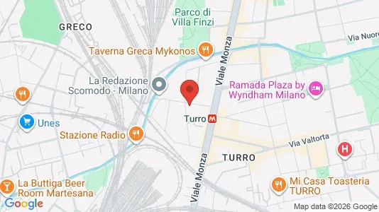 Apartments for rent i Milano Zona 2 - Stazione Centrale, Gorla, Turro, Greco, Crescenzago - kort over placeringen
