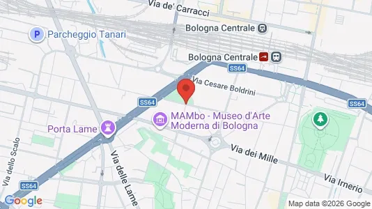 Apartments for rent i Bologna - kort over placeringen