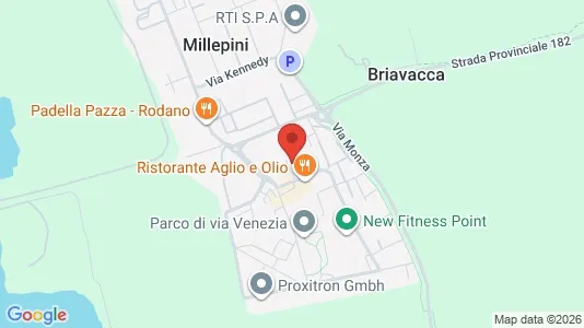 Apartments for rent i Rodano - kort over placeringen